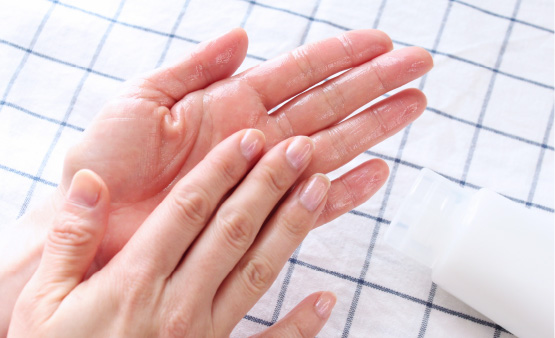 手指の除菌